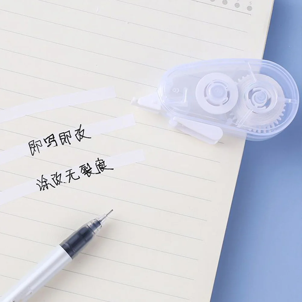 

10Pcs Compact Correction Tape Set Instantly Cover Mistakes on Paper Photos Books Good Gift for Students Friends