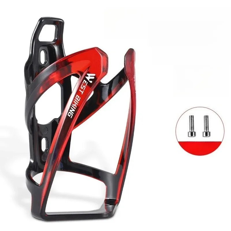 

Сверхлегкая клетка для бутылки с водой, красочный градиентный держатель для велосипедной бутылки, MTB, дорожный велосипед, кронштейн для бутылки с водой, WEST BIKING Bicycle