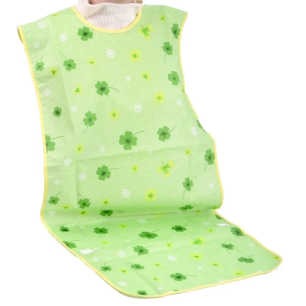 Plastic Long Size Adult Waterproof Apron Bib: