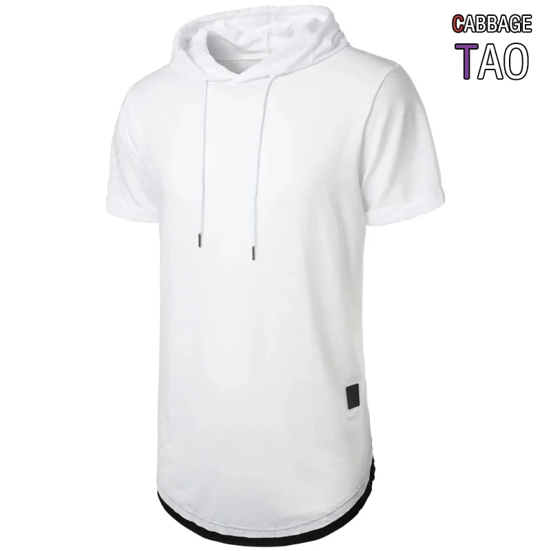 Camiseta Masculina de Verão Casual com Capuz, Leve e Respirável, Pullover para Uso Diário e Streetwear