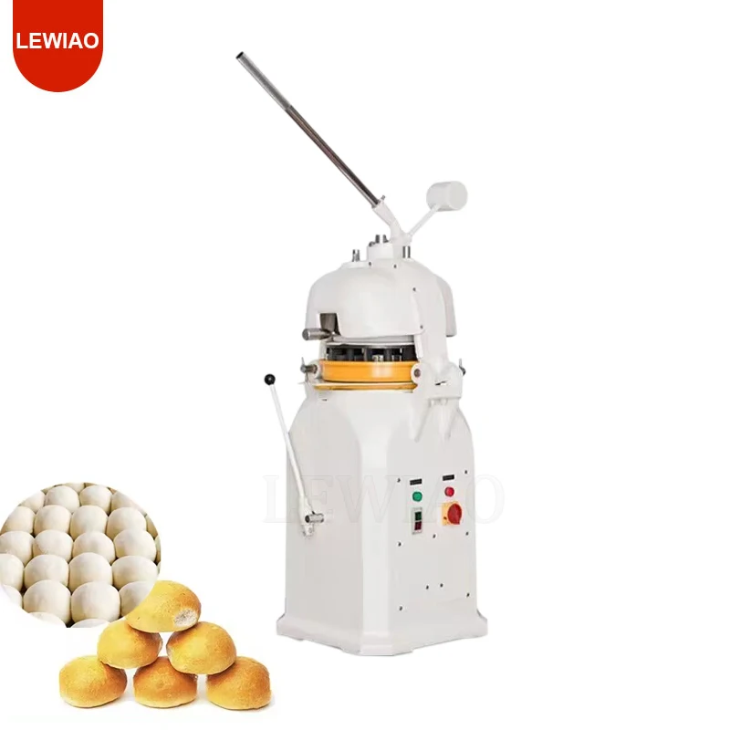 Pizza Chapati mesin pembagi adonan, penggulung pembagi dan bundar bola pembuat adonan roti