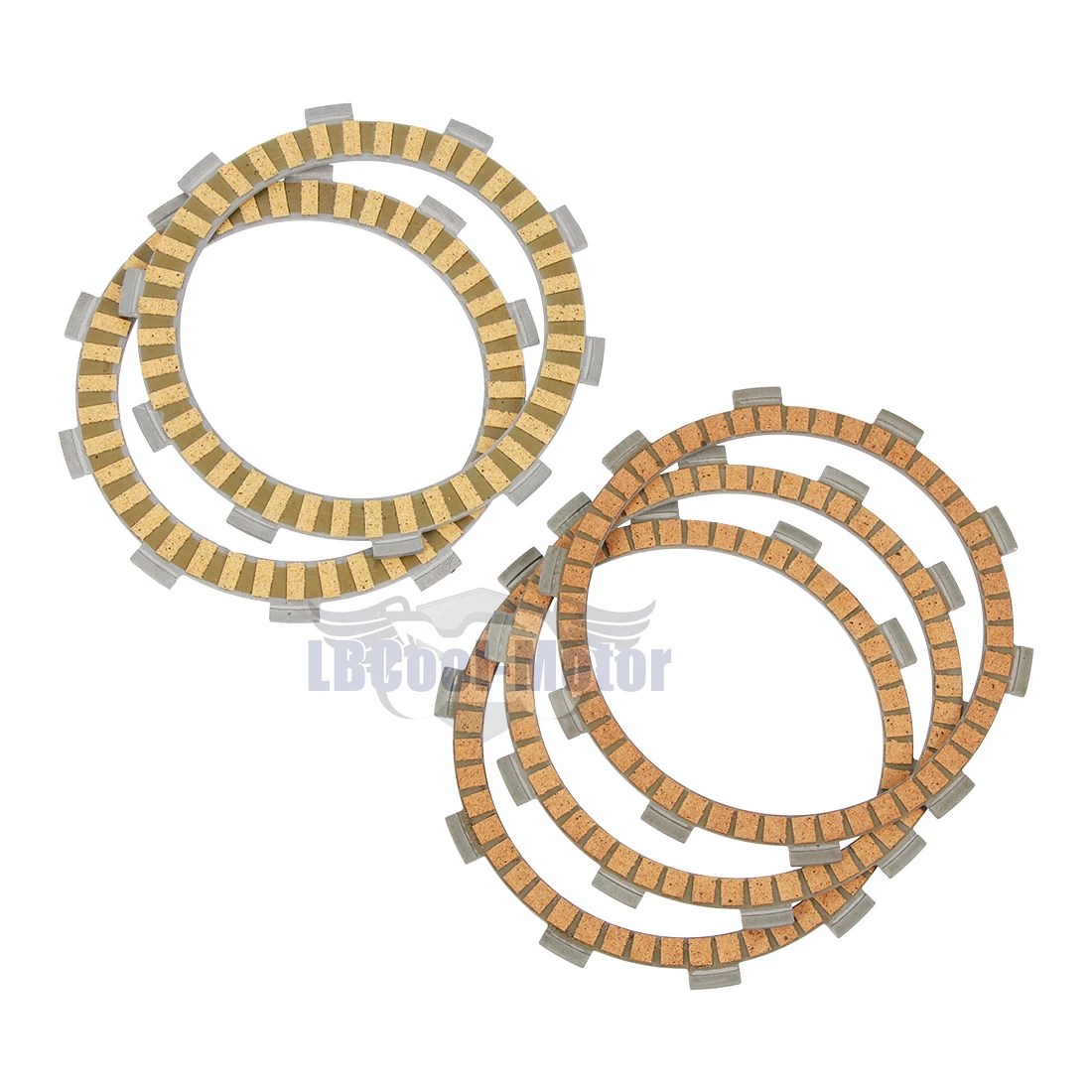 

5PCS Clutch Friction Disc Plates For Kawasaki NINJA 400 2018-2022 13088-0592, 13088-0593