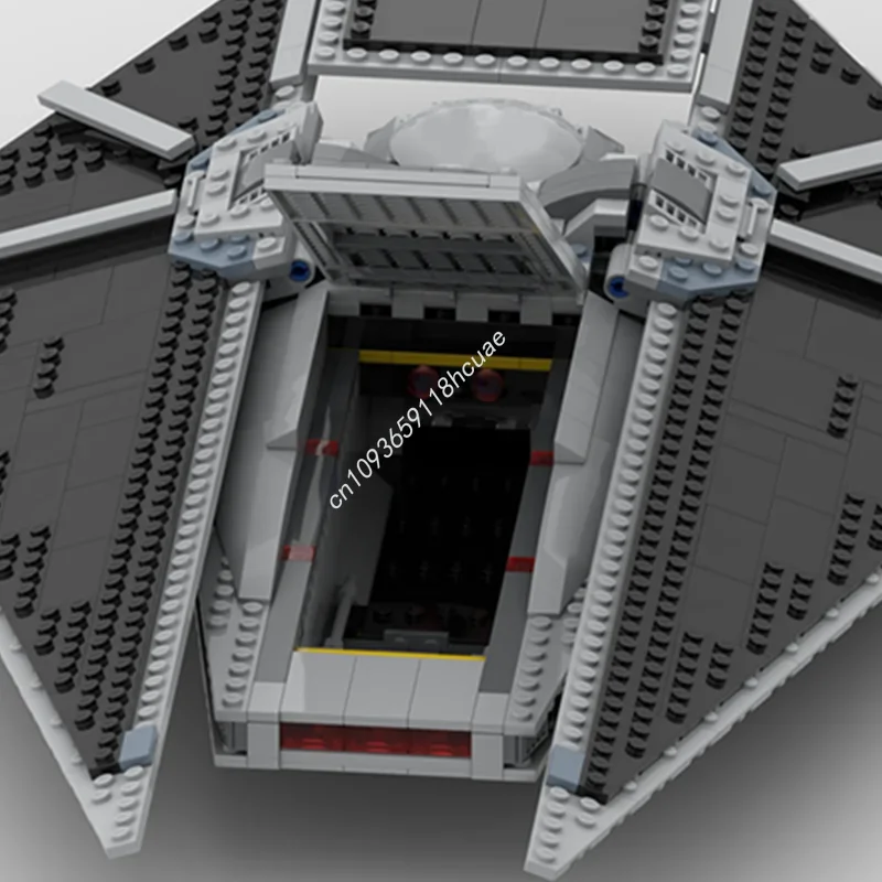 787pcs Moc 스타 배틀 TIE 리퍼 우주선 모델 빌딩 블록 벽돌 Diy 크리 에이 티브 조립 교육 장난감 휴일 선물