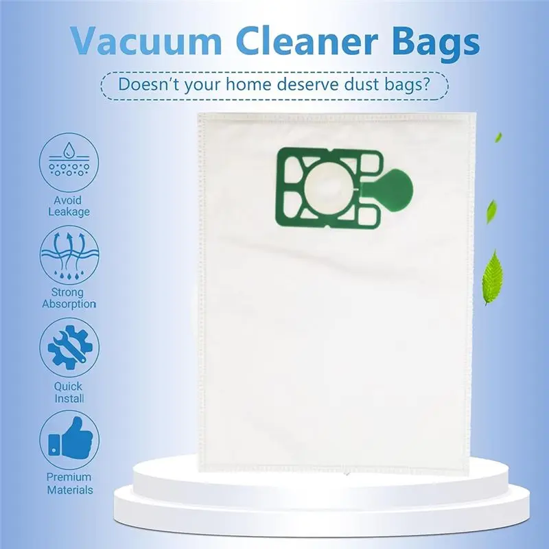 AS63-10PCS Dust Bag Accessories For Numatic NVM-1CH/604015 HVR200M-22 NQS250B Hetty/HET200A Harry/HHR200A Vacuum Bags