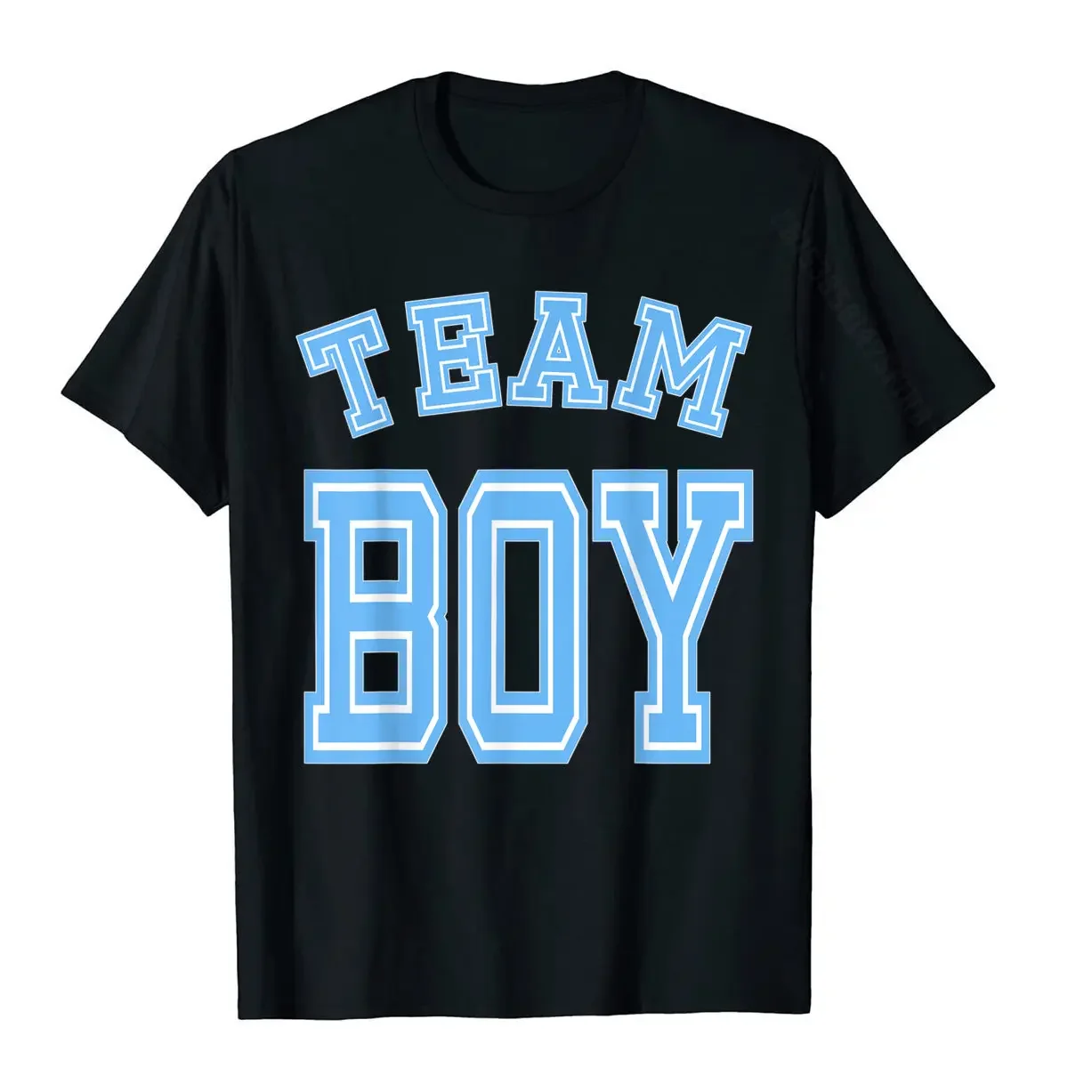 Team Boy Gender Reveal Baby Shower Cute Funny Blue T-Shirt 3D Printed T Shirt Family Cotton Men Tops Shirt Funny