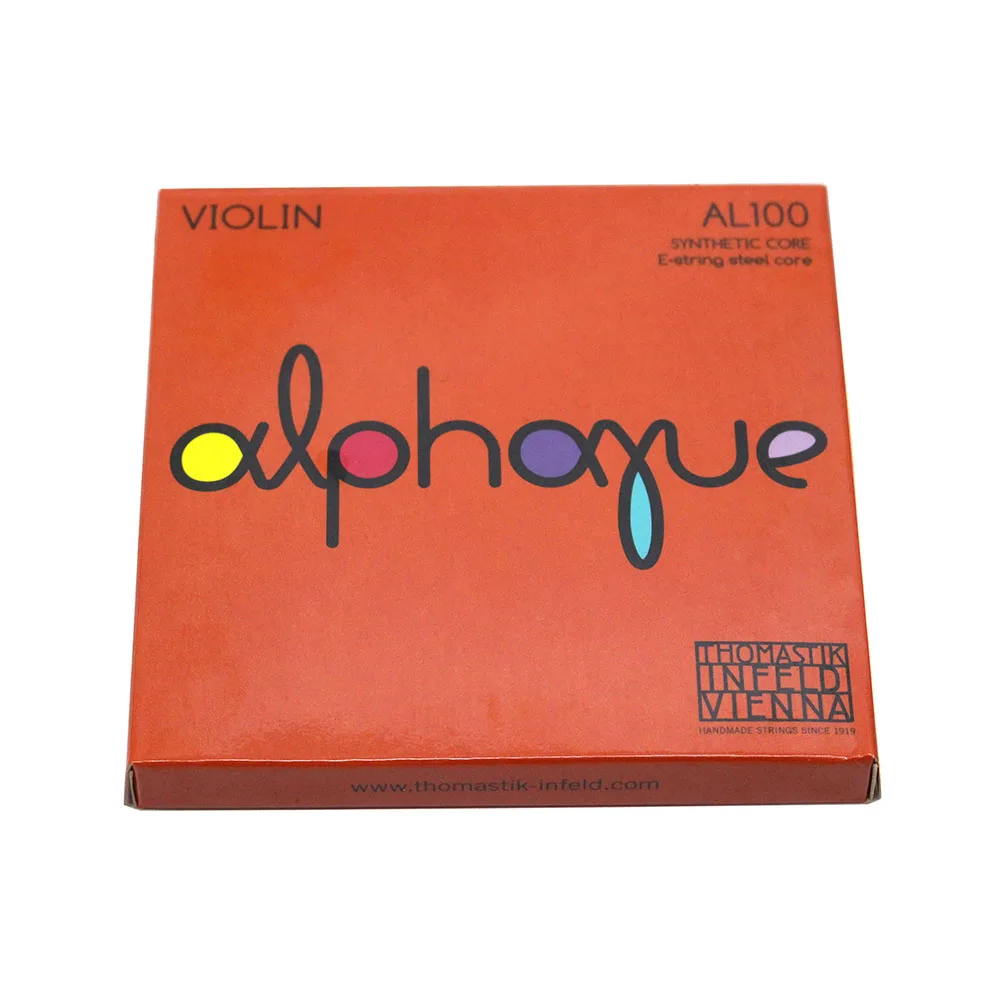 Thomastik Alphayue Al100 Medium Violin Strings 4/4 Full Set (e, a, d, g) Ball End Made in Austria