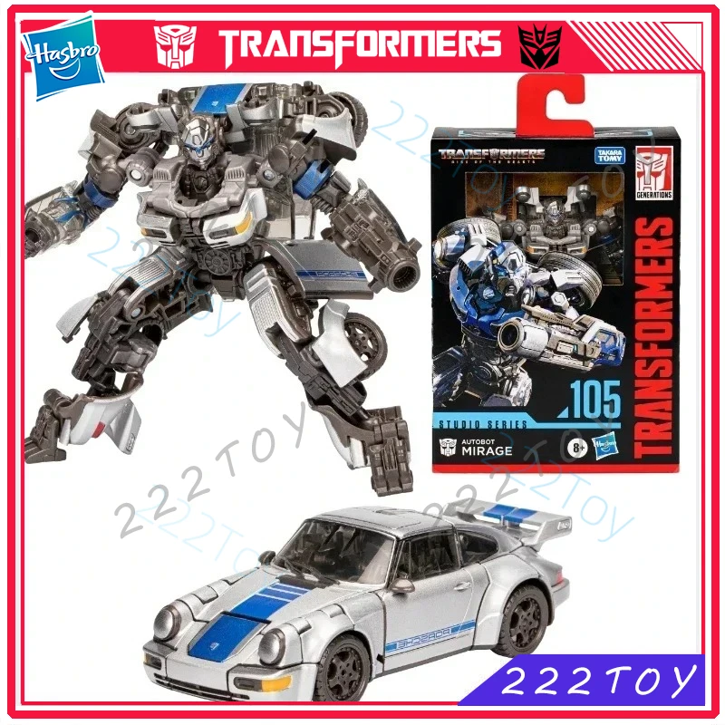

New Hasbro Transformers Classic Toys Studio Series SS105 Deluxe Mirage Anime Model Action Figures Robot Toy Collect Hobbies Gift