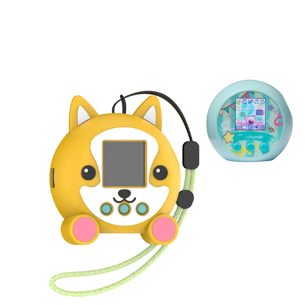 Silicone Protective Cover Suitable for Punirunes Interactive Digital Toy, Anti-scratch Shockproof Protection Case with Lanyard