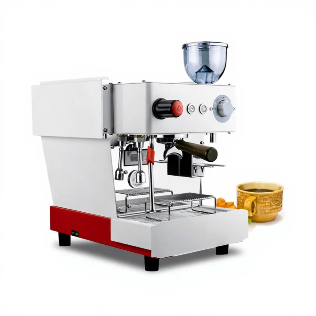 Commercial Double Boilers Espresso Maker, 9 Bar Rotary Pump 6L Capacity Bean‑to‑Cup With Milk Foaming Feature Coffee Brewing Too