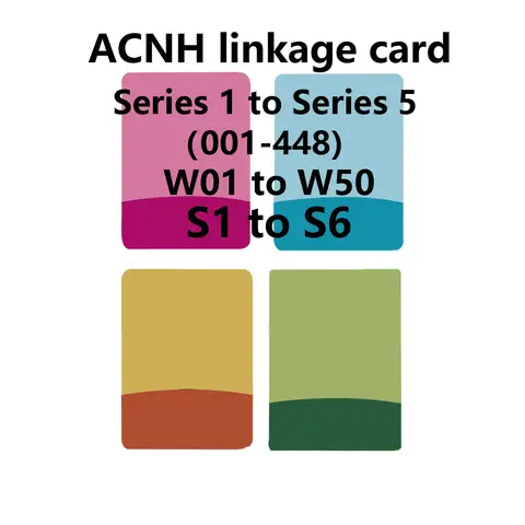 YENİ Viche Mineru Tulin Cece serisi 1'den seri 5'e 001-448 ACNH bağlantılı hayvan Sanrio NFC kartı NS switch için