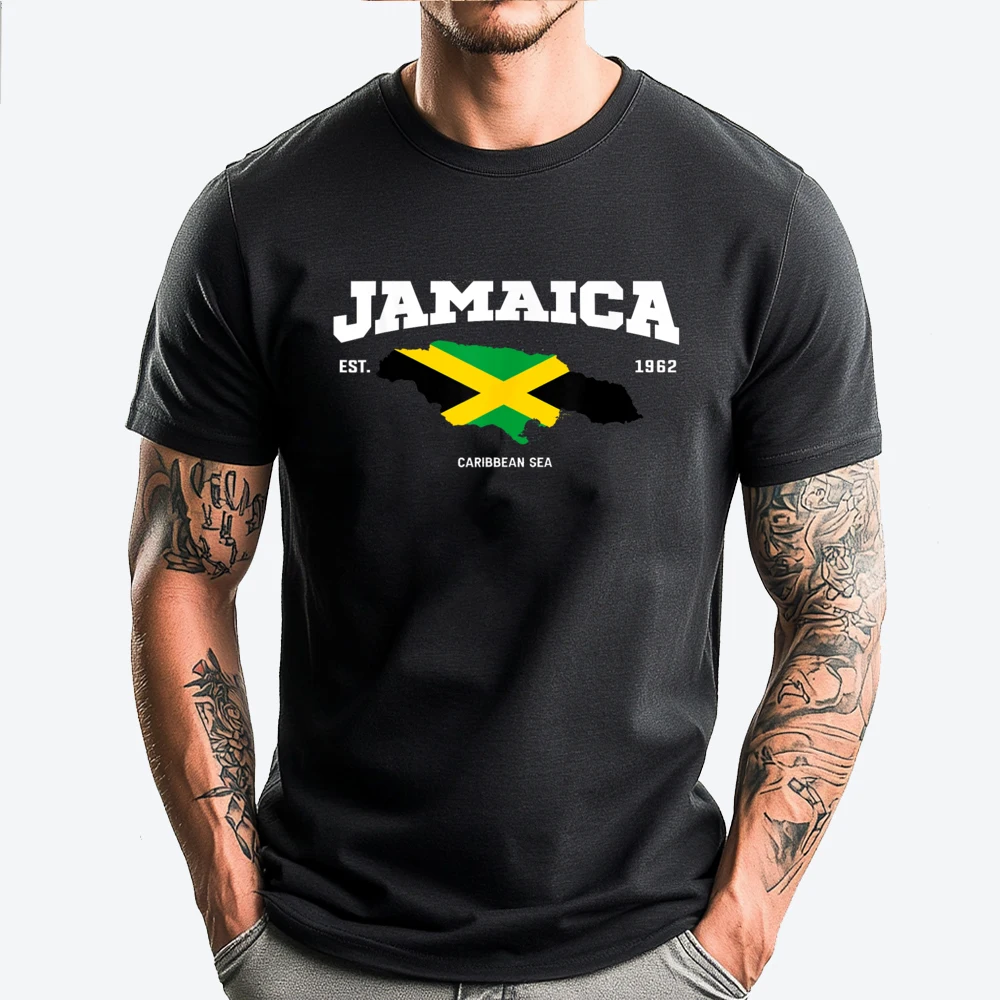 

Jamaica Map Jamaican Pride Graphic T Shirts Anime T Shirts Tops T Shirt Birthday Hiphop Streetwear Camiseta Masculina Classic