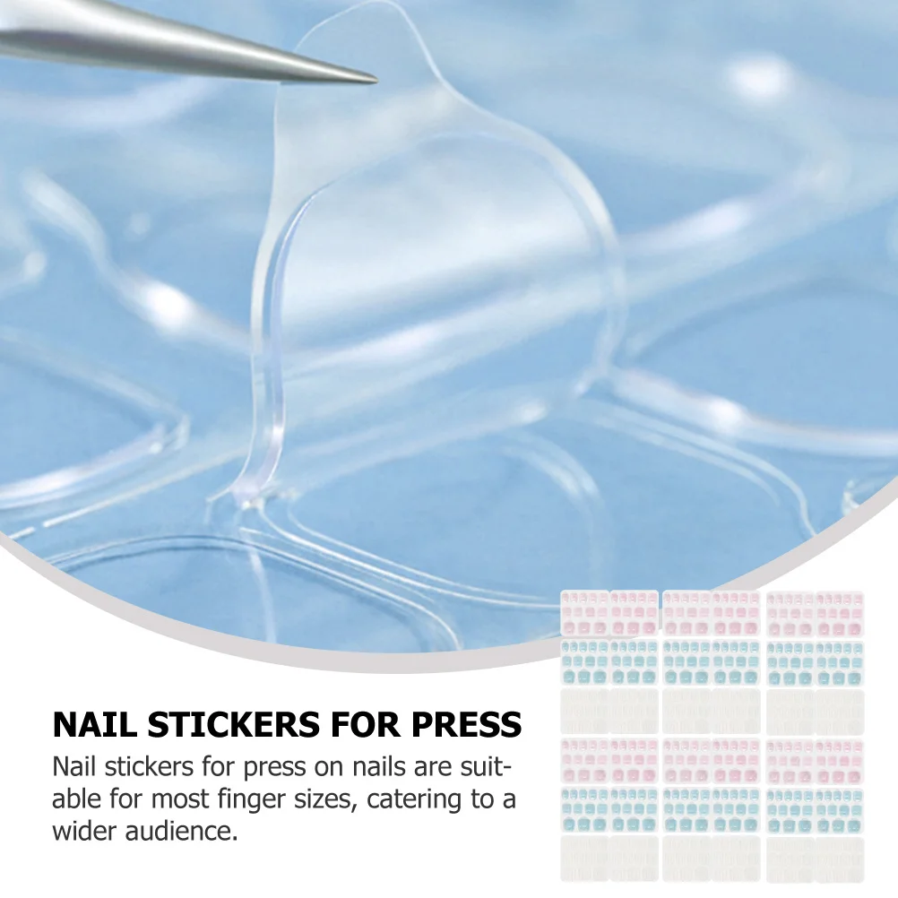 

Double Sided Nail Adhesive Tabs Press On Nail Stickers Sticky Glue Easy Removal Firm Adhesion Gift For Her