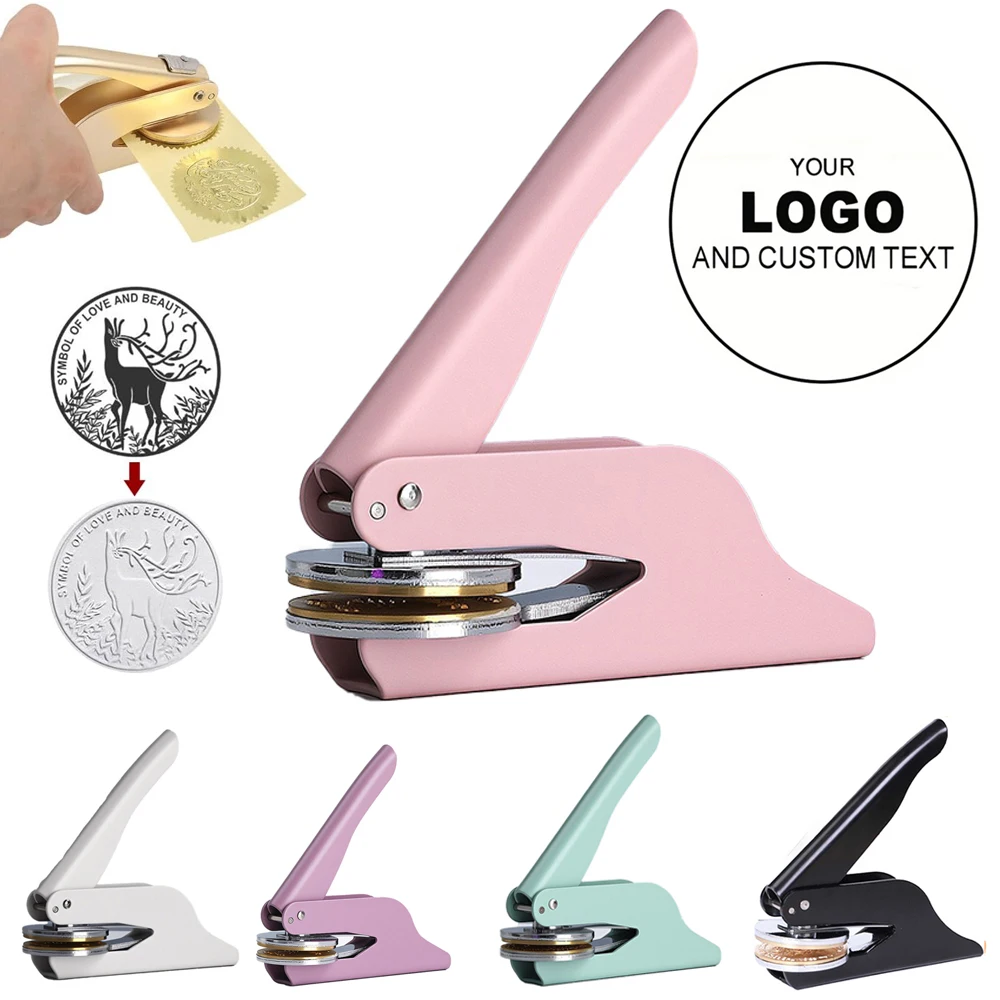 Maßgeschneiderte Buch-Hochzeits-Embosser-Stempel, personalisierte Logo-Designs, Prägestempel, individueller Handumschlag, Einladungskarte zum Selbermachen