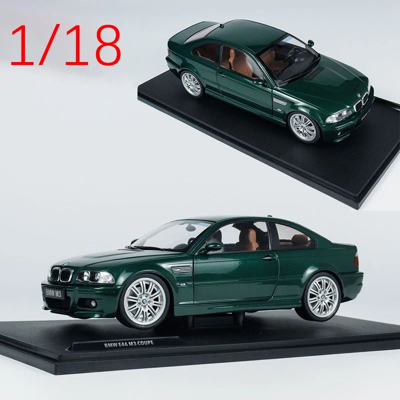 

Diecast 1/18 Scale SOLIDO BMW E46 M3 COUPÉ GREEN 2000 Alloy Car Model BMW Play Vehicles Toys for Boys Original Box