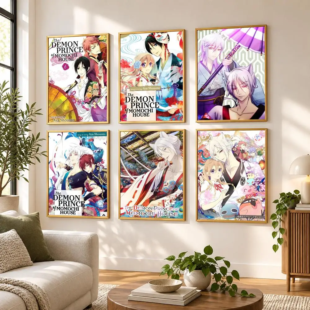 T-The Demon Prince of Momochi House Poster HD art sticky wall waterproof home living room bedroom bar aesthetic decoration