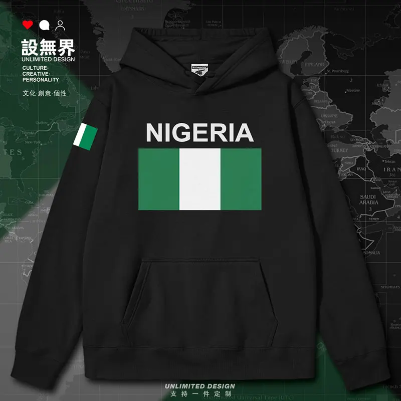 

Nigeria Country mens hoodies printed streetwear men's hoodie jerseys crewneck sweatshirt white clothing autumn winter clothes