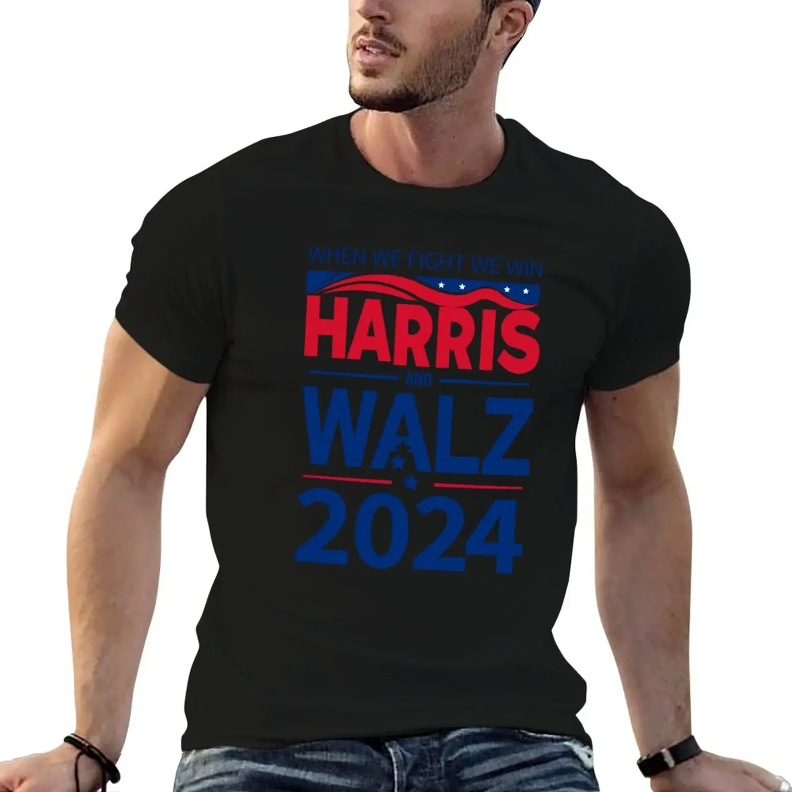 

Harris Walz 2024 T-Shirt vintage clothes summer tops boys animal print mens t shirt