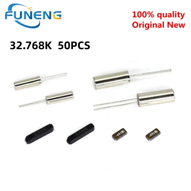 50pcs 3*8mm 2*6 2x6mm quartz crystal unit  MC306 FC-135 MC-146 32.768KHz 32768Hz 3x8 Crystal Oscillator