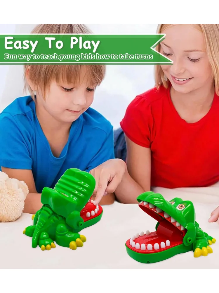 Jouets de dents de Crocodile pour enfants, jeu de dentiste pour mordre les doigts, nouveauté, jeu porte-bonheur pour enfants, jouet de décompression