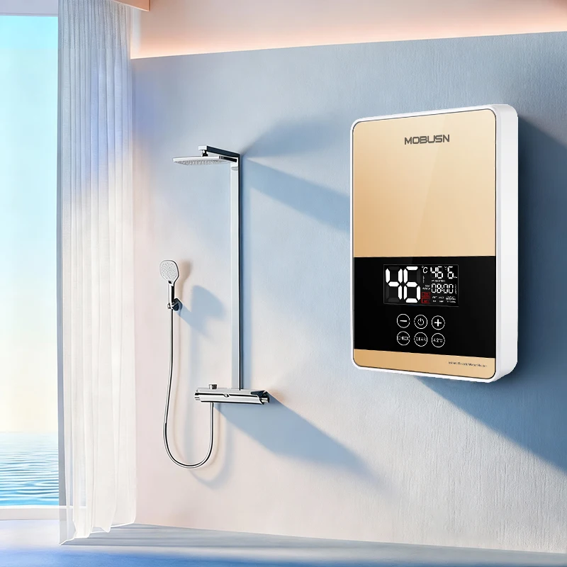 

OEM 5.5KW 220V ABS Cover Touch Control Constant Temperature Hot Water Supply Smart Water Heaters