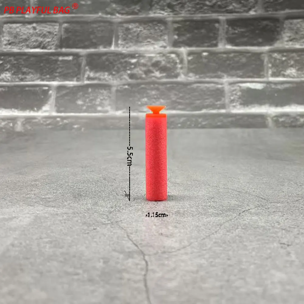 5.5CM ventouse éponge balle molle jaune bleu rouge sécurité mousse jouet pistolet balles accessoire QJ111