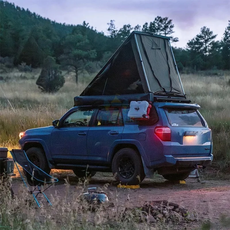Namiot dachowy trójkątny z alu – Outdoor Camping Van Tent recenzja i cena