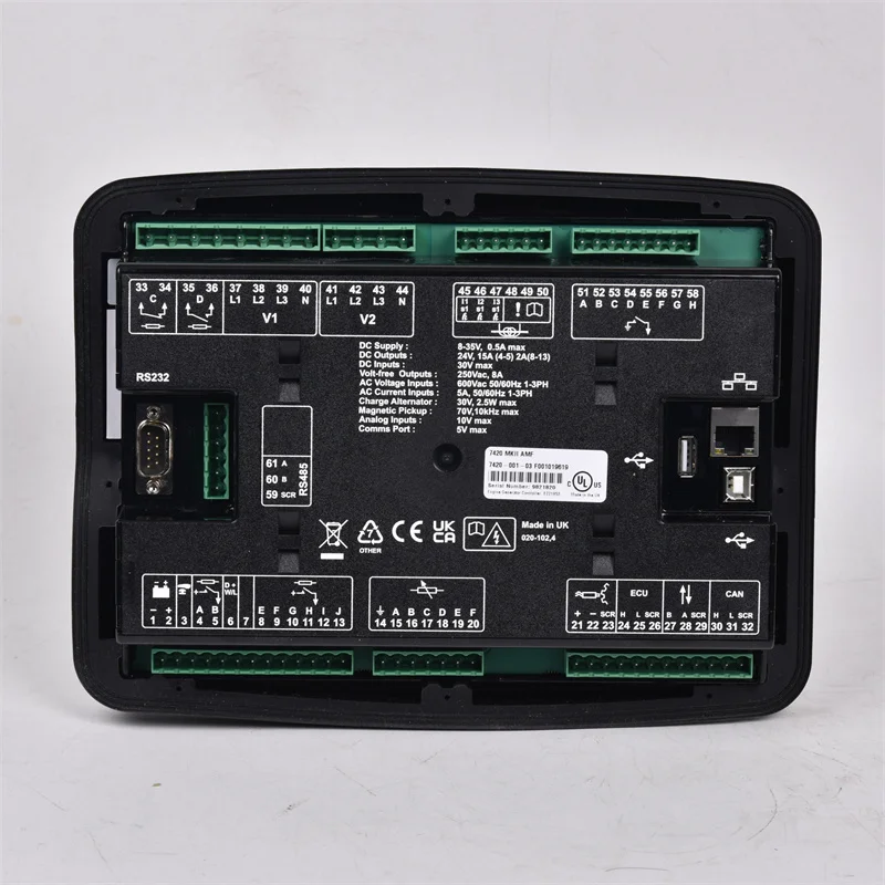 DSE 7420 MKI Original Deep Sea I Auto Mains (Utility) Failuredse7420 Control Module