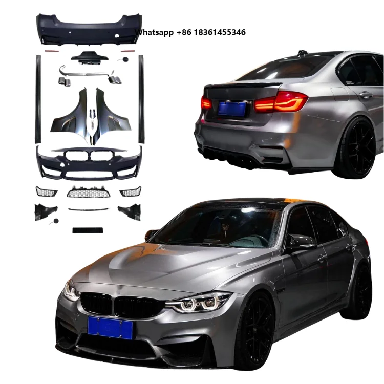 

M3 BodyKit for 3 Series F30/F35 2012-2018 Upgrade to M3 Style Side Skirts Grille Front Lip Front Bumper High Quality M-Style