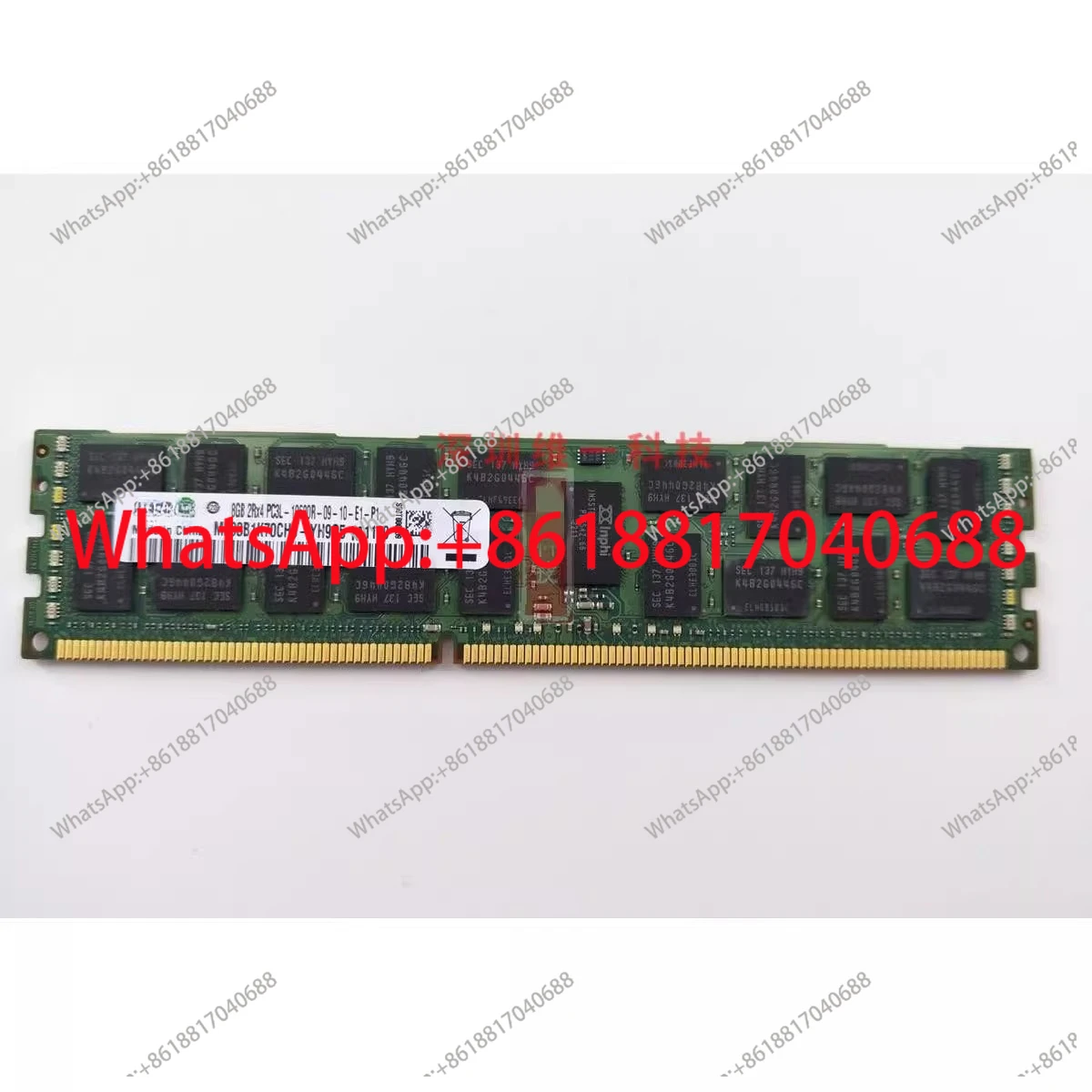 8G 2RX4 PC3L-10600R 1333 ECC REG Server Memory Module