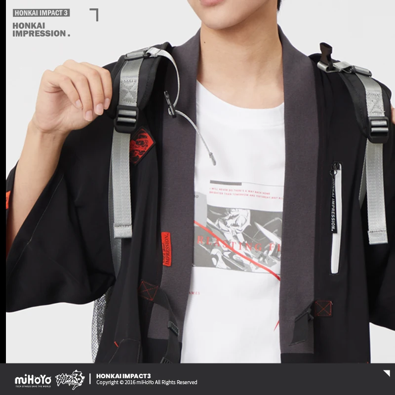 혼카이 임팩트 3 문 헤일로 코스프레 가방 영원한 불꽃 토트백 키아나 여행 캐주얼 백팩 숄더 크로스바디 백