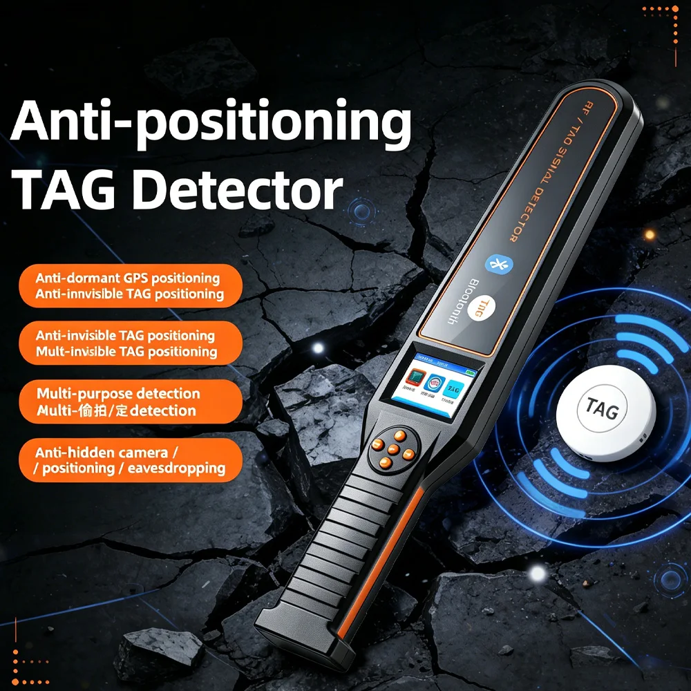 RF/TAG Bluetooth Wireless Car GPS Tracker Ds828 Signal Detector Spy Gadgets Bug Scanner Bluetooth Wifi Signal Camera Detection view 2