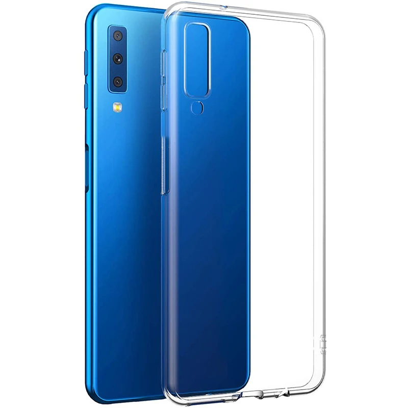 Ultra Thin Clear Phone Case Samsung Galaxy A7 A9 A8 A6 Plus 2018 Silicone Soft Case Back Cover For Samsung A6+ A8+ 2018 A750 A9S