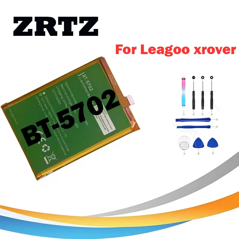 Для Leagoo xrover Новый высококачественный аккумулятор BT-5702 5000 мАч