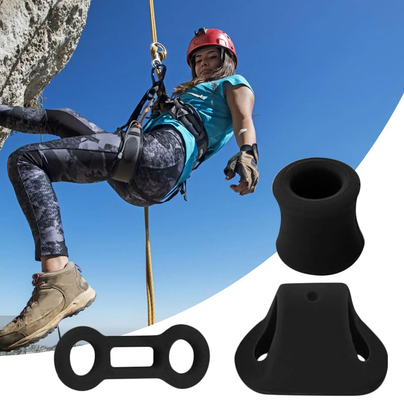 

Climbing Carabiner Positioning Ring Quick-Release Outdoor Gear Climbing Positioning Rings Locking Tools For Rappelling