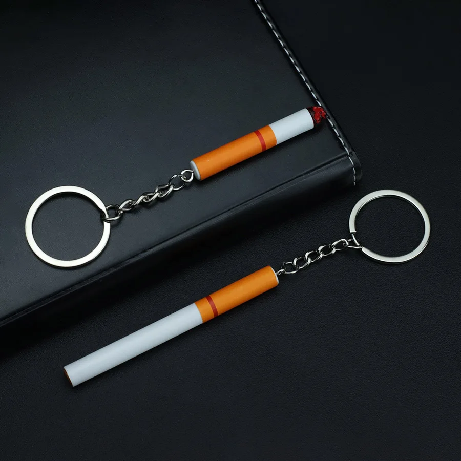 Minimalistischer Metall-Schlüsselanhänger in Stabform, Taschenanhänger, Kreatives und Lustiges Geschenk-Accessoire für Männer