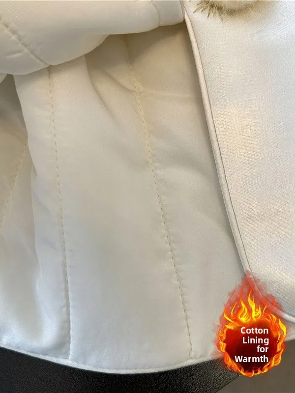 Nouveau chinois Sle brodé fourrure de vison Patchwork gilet rond Ne Svel coton doublé chaud épaulette haut pour femme