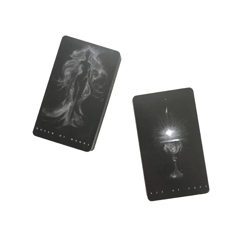 Hot Sale Blacke Tarot Oracle Card For Entertainment Fate Prophecy Divination Family Party Tarot 78 Card Deck PDF Guide