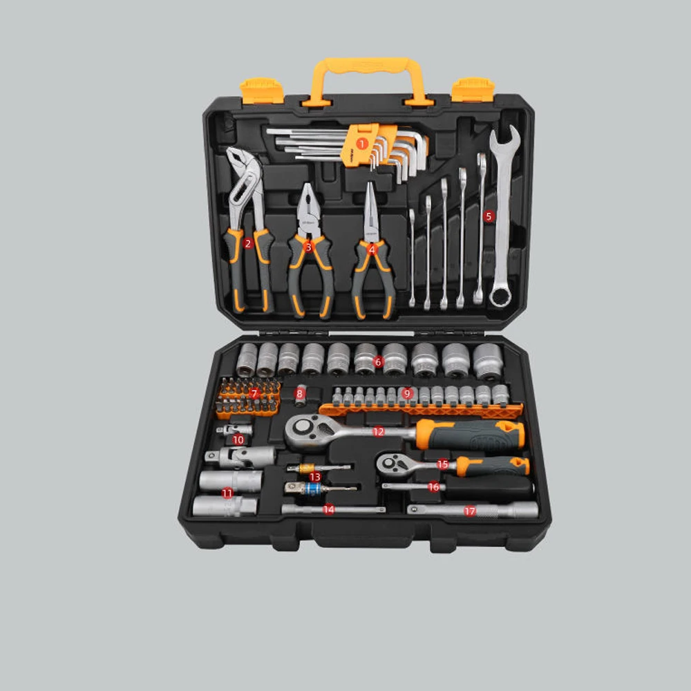 

Multi-functional Ratchet Socket Wrench Tool Set Tire Disassembly And Repair Box Auto Repair Portable Car Household Tools