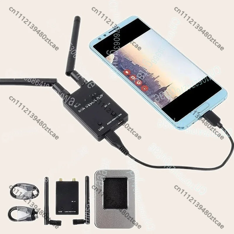 

UVC Single/Dual Control Receiver OTG 150CH 5.8G FPV Receiver with Audio for Android PC