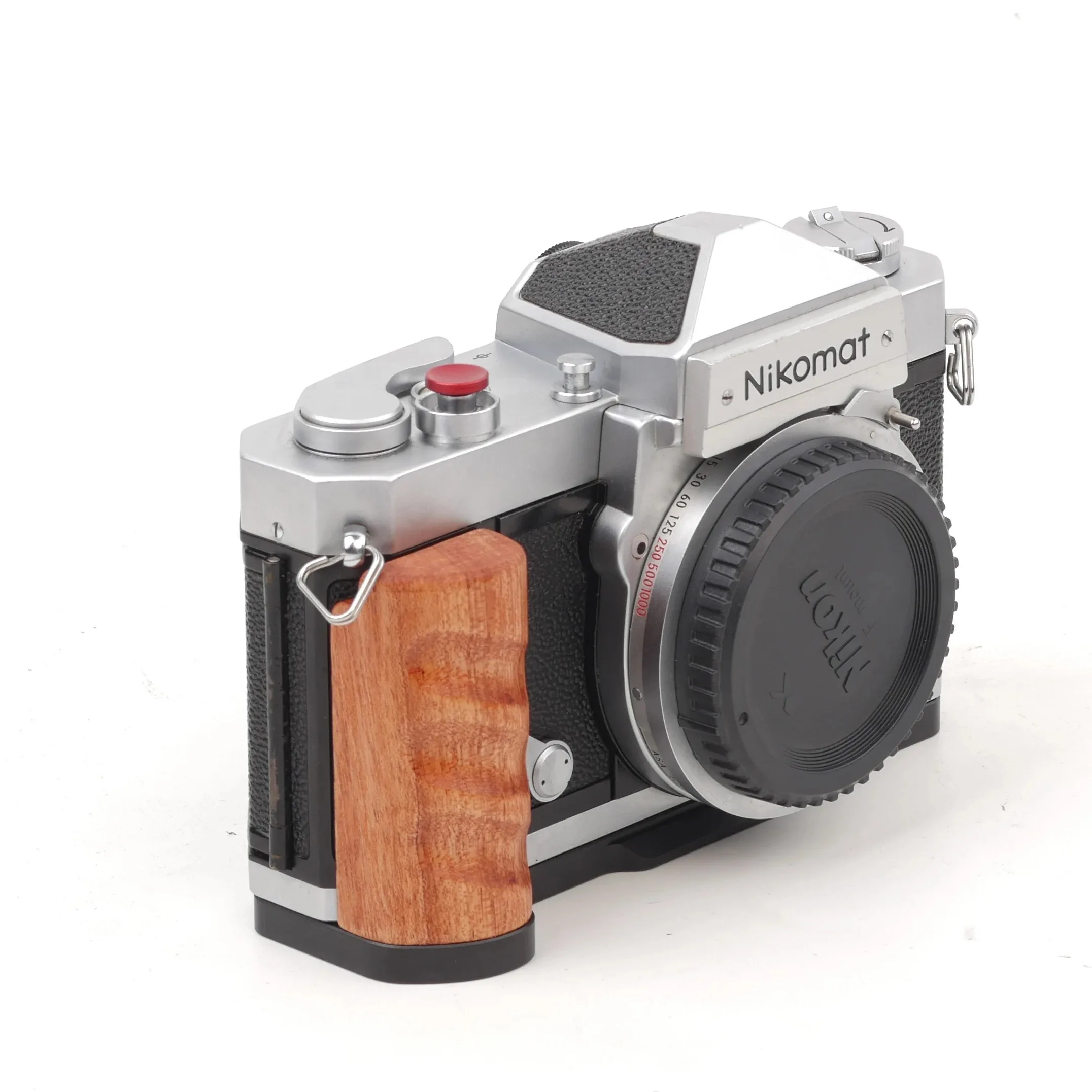 أحدث مقبض كاميرا خشبي لكاميرا نيكون FTN FT2 FT3 قبضة مريحة Arca-السويسرية قاعدة لوحة ترايبود الإفراج السريع #5