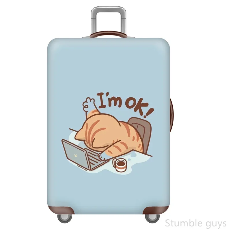 

Эластичный пылезащитный чехол для багажа, защитный, устойчивый к царапинам, прочный, для авиаперелетов, подходит для чемоданов 18-32 дюймов