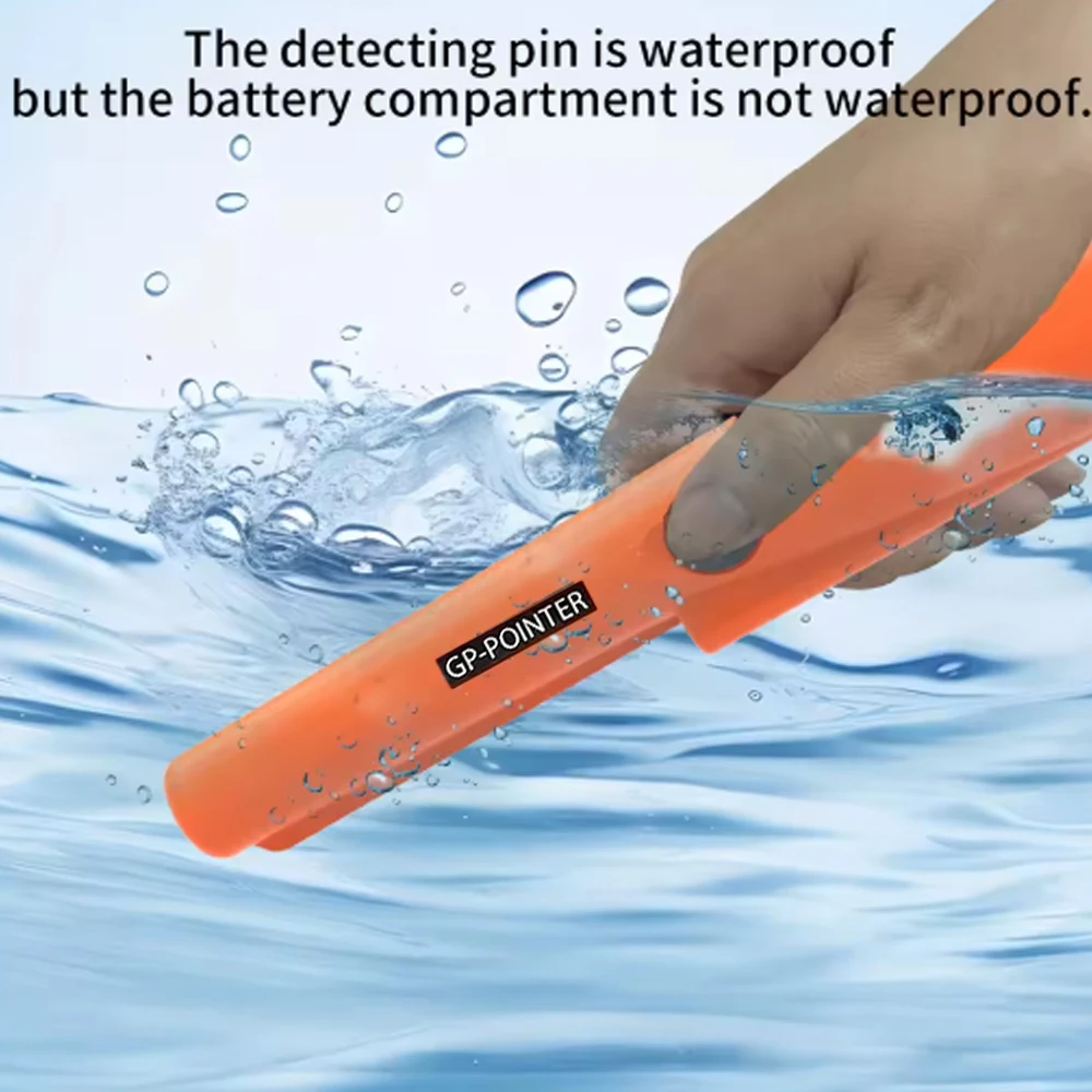 جديد جودة عالية كاشف المعادن المحمولة GP-مؤشر مقاوم للماء تحديد المواقع قضيب الكشف مع أضواء LED سوار