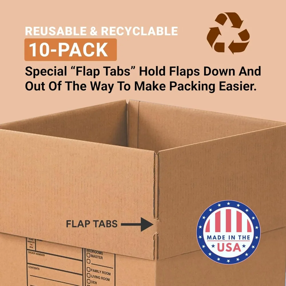 50 عبوة من البريد المموج مقاس 10 × 6 × 6 بوصة - صناديق شحن متينة لاحتياجات التعبئة والتغليف بالجملة