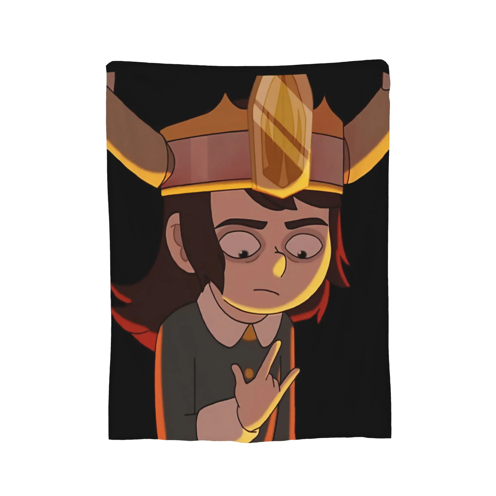 Demon king Abaddon Haunted Hotel Blanket Fleece Textile Decor  Portable Super Warm Throw Blanket for Bedding Office Bedspreads