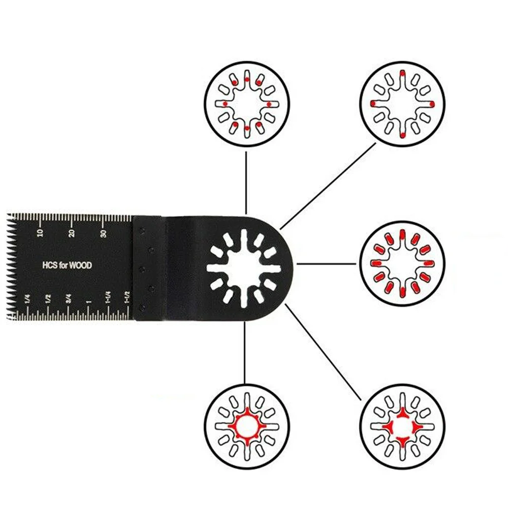 Hoja de sierra oscilante multifunción para Dremel, Makita, Dewalt, Bosch, Ryobi, Fein, Milwaukee, Worx, Ridgid, Multimaster, 10 piezas