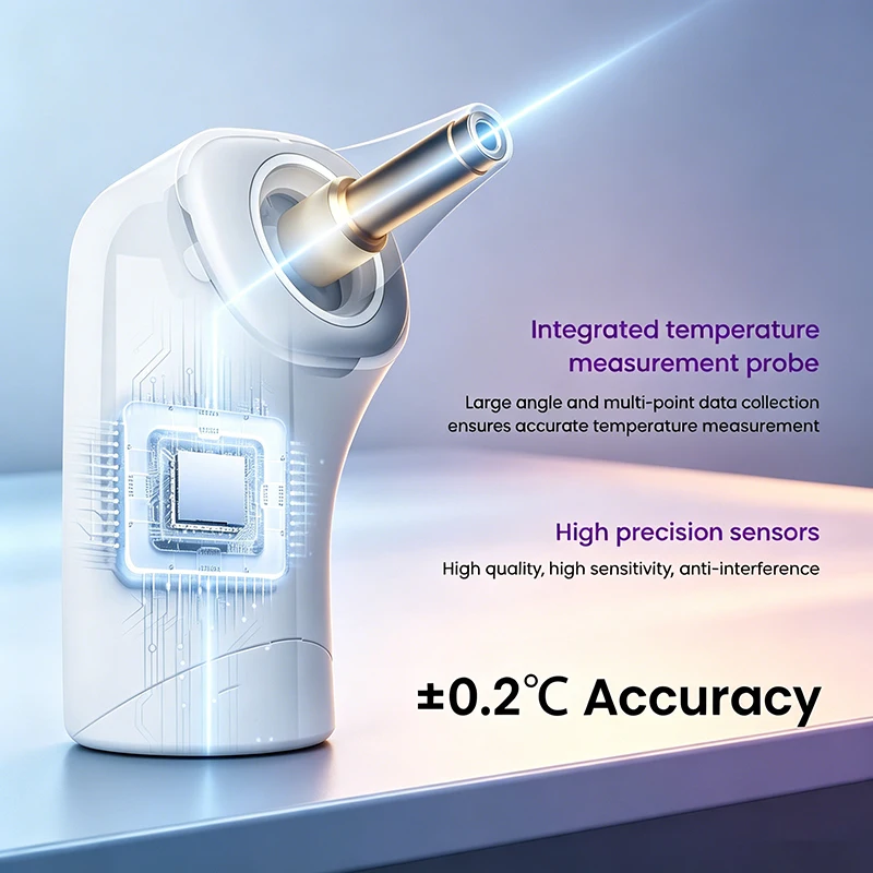Avent AET-R832 2-in-1 Infrared Thermometer with Forehead Ear Room Temperature Measurement Recording LED Display Screen