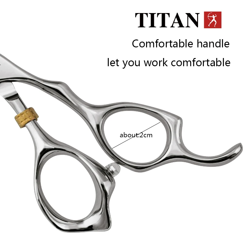 Titan 3D Scissors Professional Barber Hairdressing Shears Hair Cutting Machine Barber Shop Hair Scissors
