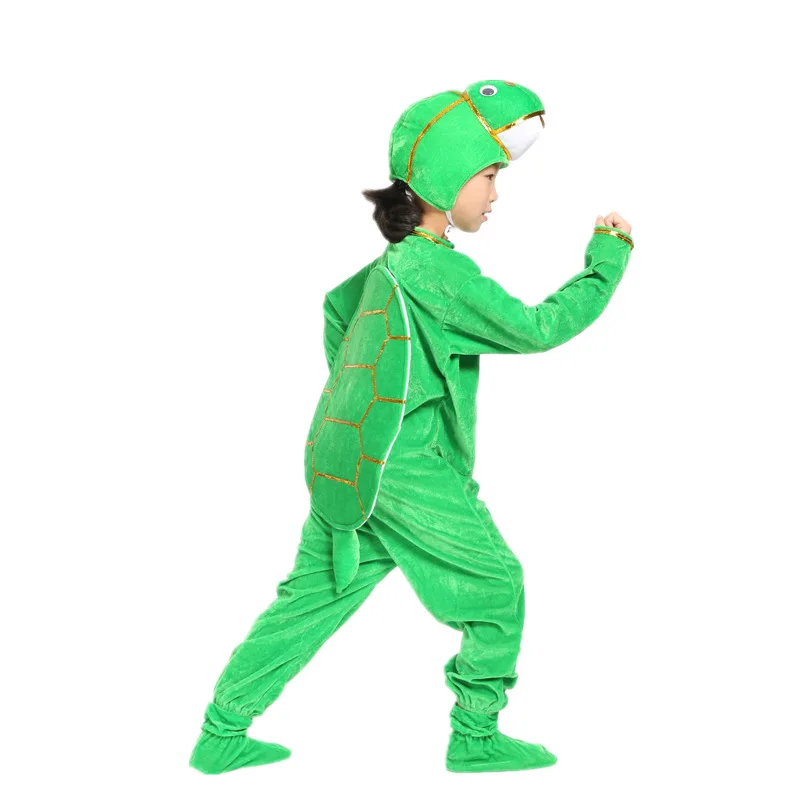 Children Turtle Tortoise Animal Costume Halloween Costumes for Girls Boys One Piece Hat Shell Easter Cosplay Birthday Gift view 2