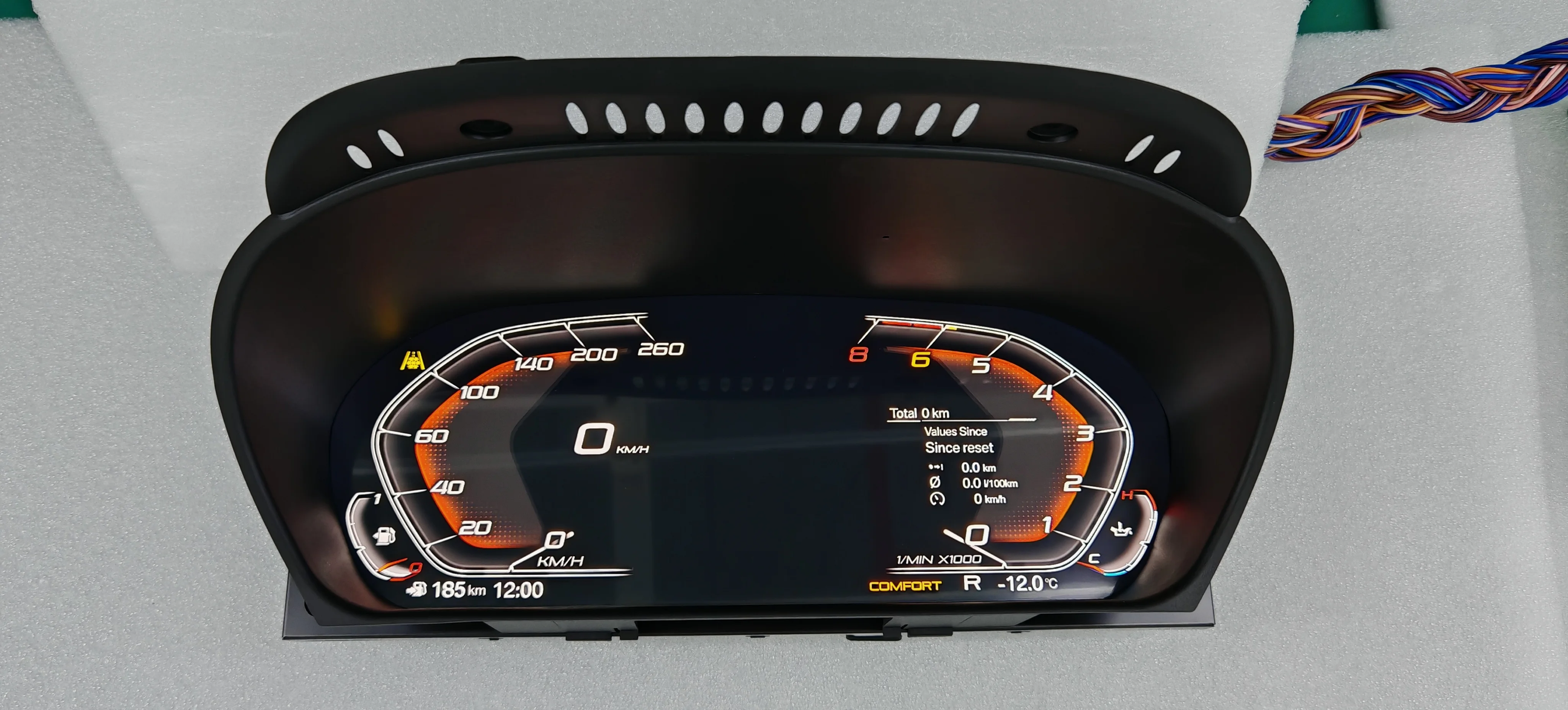 For BMW 5 6 Series M5 E60 E61 E63 E64 Digital Virtual Cockpit Instrument Gauge Cluster Speedometer 12.3''LCD Dashboard Panel