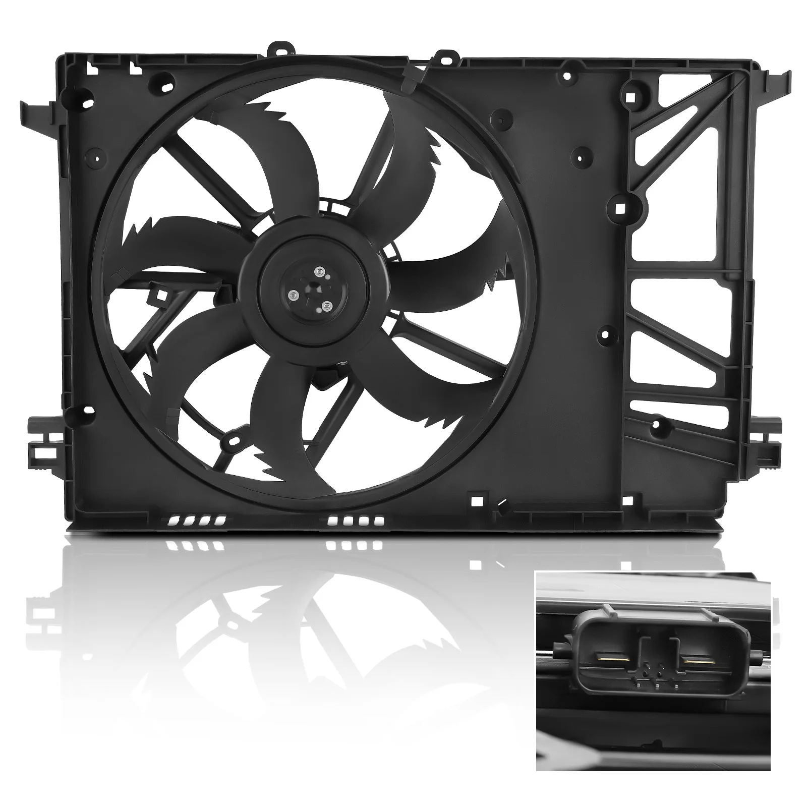 Engine Radiator Cooling Fan Assembly For 2018-2021 Toyota Camry 2.5L For Toyota Camry 2.5L 2018-2000 2021 163600V340 1636025010